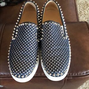 Christian Louboutin slip on sneakers